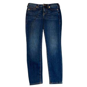 True Religion Womans Jeans Size 29 Jennie Curvy Mid Rise Super Skinny Blue Denim